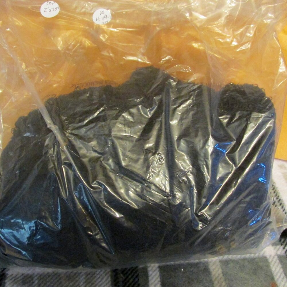H119-(2) 2'x25' Black Creepy Netting (you get two)